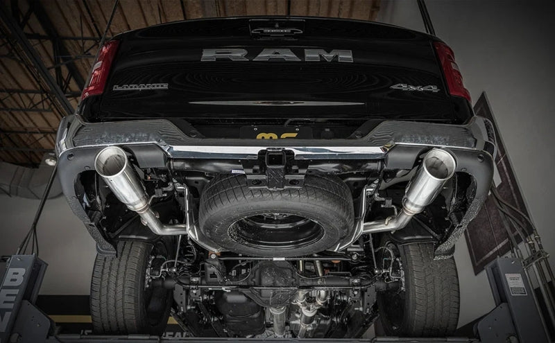 Magnaflow 25+ Ram 1500 I6 3.0L SPEQ Series Polished Cat-Back Performance Exhaust System installed on RAM truck