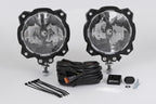 KC HiLiTES 6in. Pro6 Gravity LED Light 20w Single Mount Wide-40 Beam (Pair Pack System) for offroad lighting.