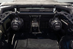 DV8 Offroad 18-23 Jeep Wrangler JL 4-Door Speaker/Light Bar Mount with speakers and light.