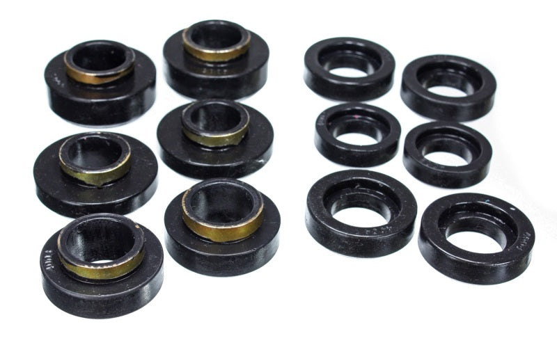 Energy Suspension GM Black Body to Frame Mount and Radiator Support Bushing Set for offroad performance upgrades