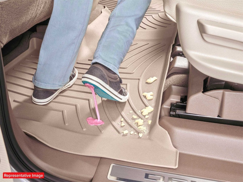 WeatherTech 2016+ Dodge Durango / Jeep Grand Cherokee Front FloorLiner HP - Cocoa Secondary image
