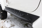 Fishbone Offroad 97-06 Jeep Wrangler TJ Steel Rock Slider - Black Textured Powdercoat on Jeep