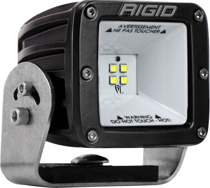Rigid Industries 2x2 115 Degree DC Scene Light - Black for offroad lighting and electrical.