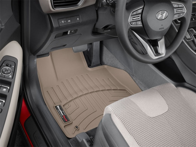 WeatherTech 2021+ Hyundai Santa Fe Front FloorLiner - Tan Secondary image