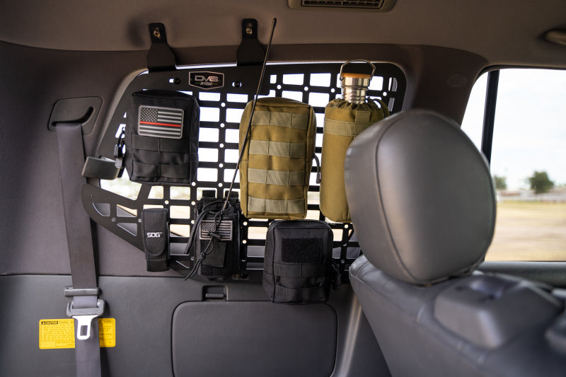 DV8 Offroad 03-09 Lexus GX 470 Rear Window Molle Storage Panels with gear
