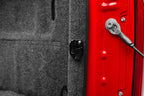 AMP Research 04-22 Ford F-150 (Excl. 04 Heritage) / 07-21 Toyota Tundra Bedxtender HD Max - Black truck bed latch close-up