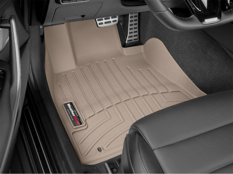 WeatherTech 2018+ Kia Stinger Front FloorLiner - Tan Secondary image