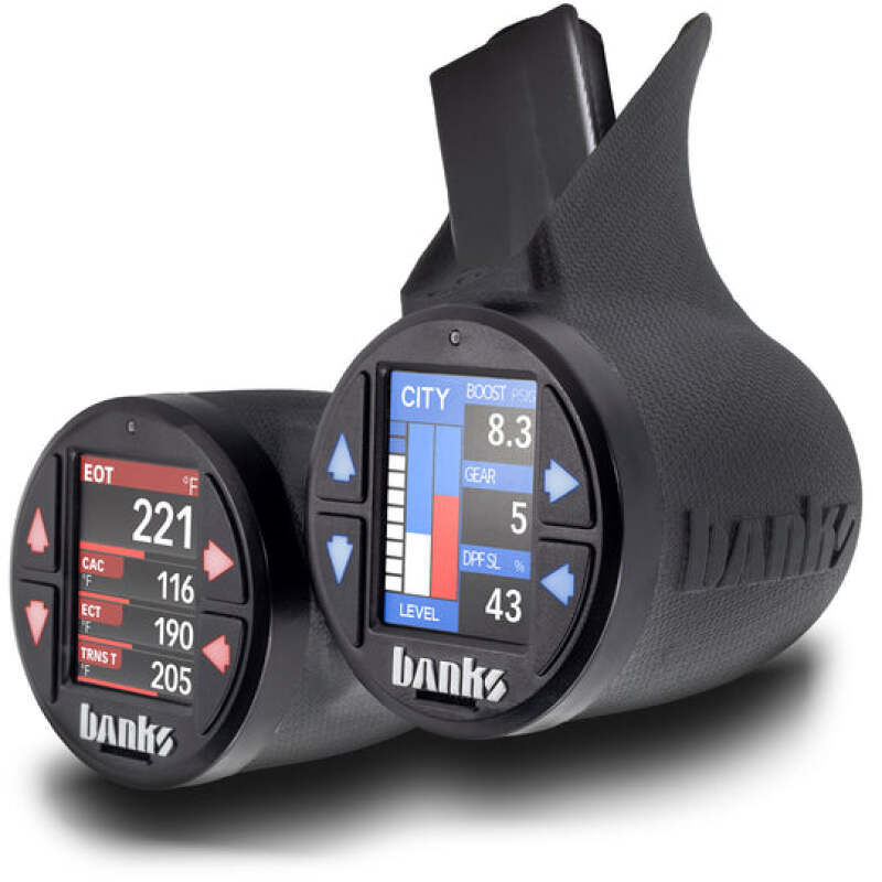 Banks Gauge Pod Kit 2023-2024 Ford F250-450 & 2021-24 F150  iDash Stealth Pod Mount - Dual Gauge Secondary image
