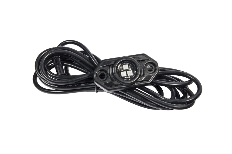 KC HiLiTES C-Series RGB LED Rock Light Kit (Incl. Wiring) - Set of 6 installation wire