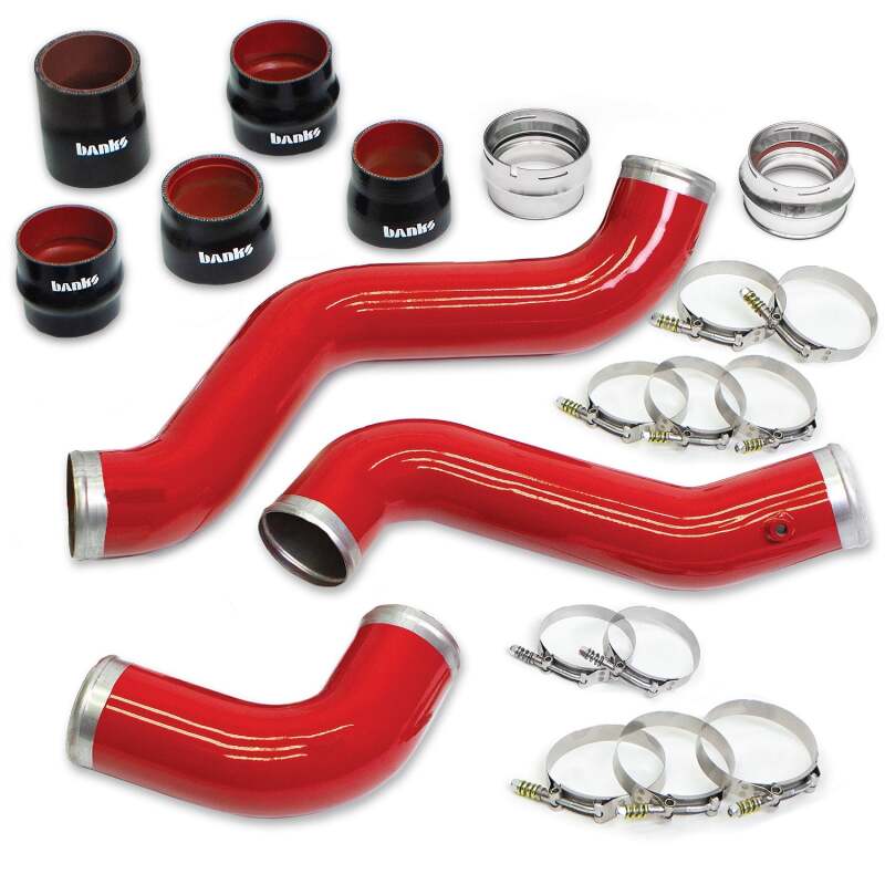 Banks Power 2020 GM 2500/3500 6.6L L5P Boost Tube Upgrade Kit - Red Secondary image