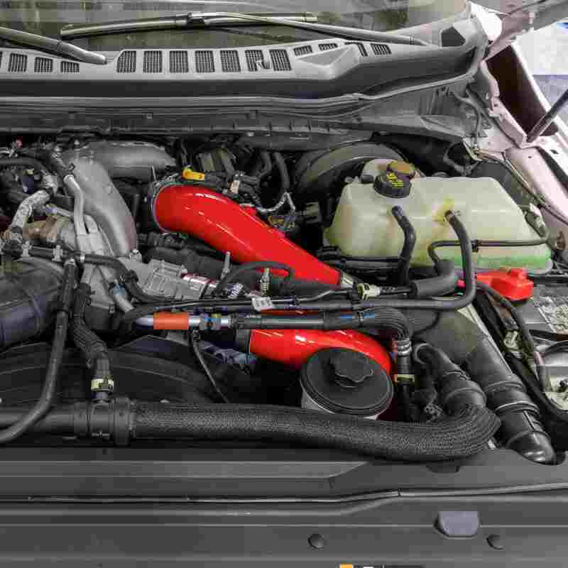 Banks Power 23-24 Ford Super Duty 6.7L High Output Boost Tube Upgrade Kit - Red Secondary image