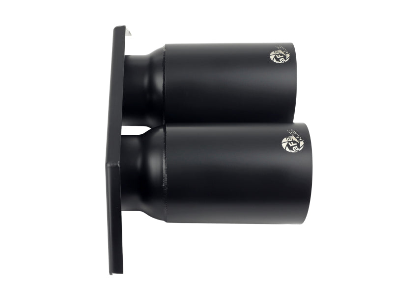 aFe Power Mach Force Xp 4in 304 SS Bolt-On Exhaust Tips Satin Black 14-19 Porsche 911 GT3 3.8L/4.0L Secondary image