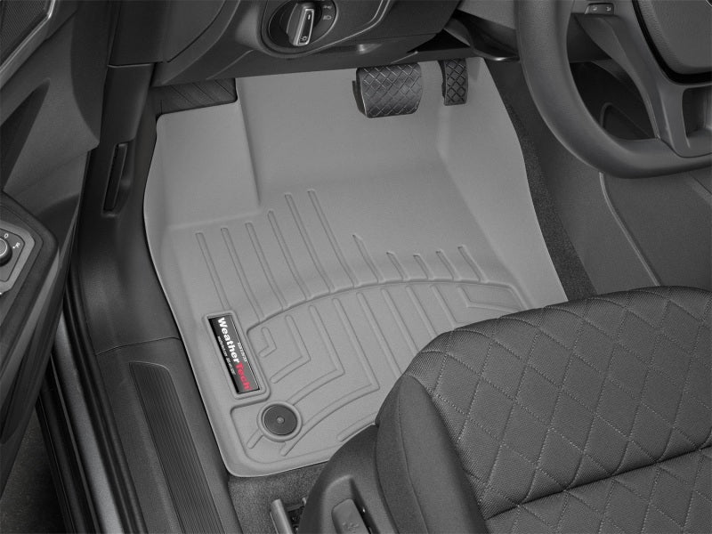WeatherTech 19-24 Volkswagen Atlas Front FloorLiner - Grey (W/O Passenger Side Retention Devices) Secondary image