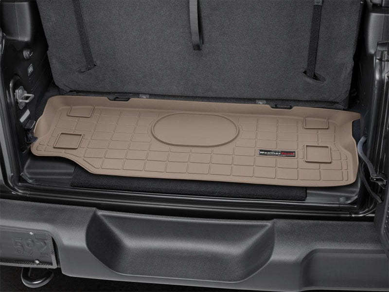 WeatherTech 2018+ Jeep Wrangler (JL Only) Cargo Liners - Tan Secondary image