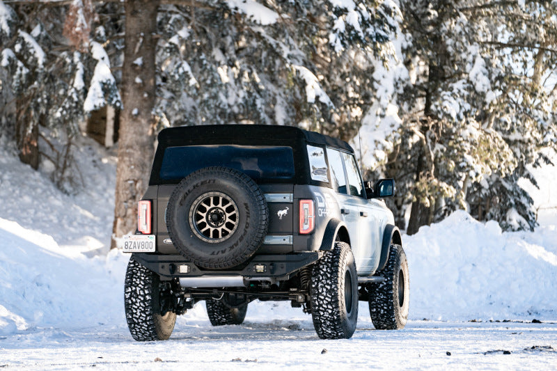 DV8 Offroad 21-22 Ford Bronco FS-15 Series Rear Bumper in snow