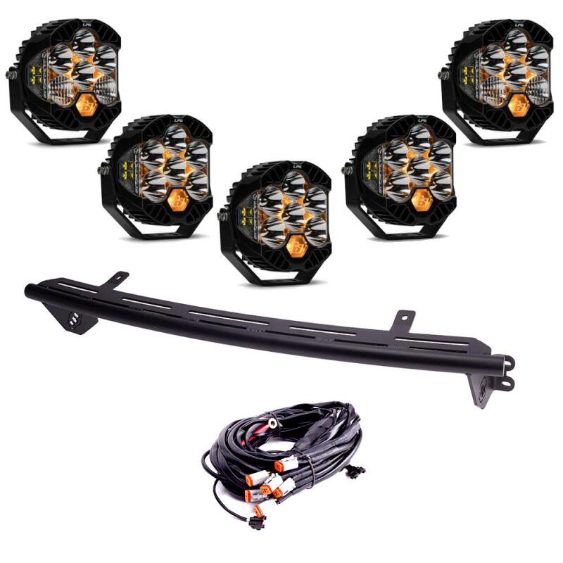 Baja Designs 23+ Ford Super Duty LP6 Bull Bar Light Kit w/ Upfitter for off road parts and trucks