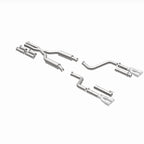 MagnaFlow 2017+ Dodge Challenger 409 SS Polished 3in Quad Tips Cat-Back Exhaust components
