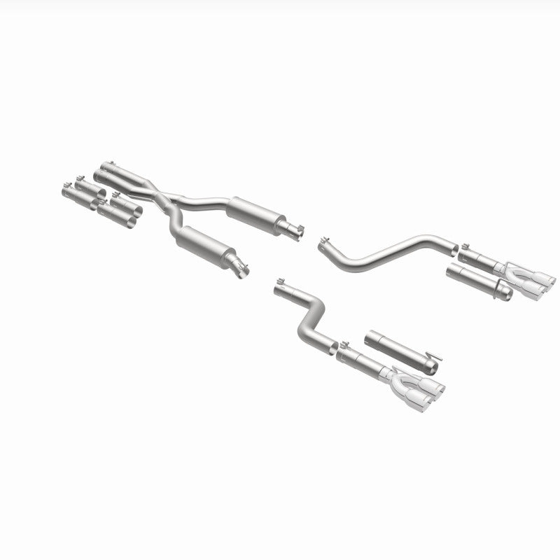 MagnaFlow 2017+ Dodge Challenger 409 SS Polished 3in Quad Tips Cat-Back Exhaust components