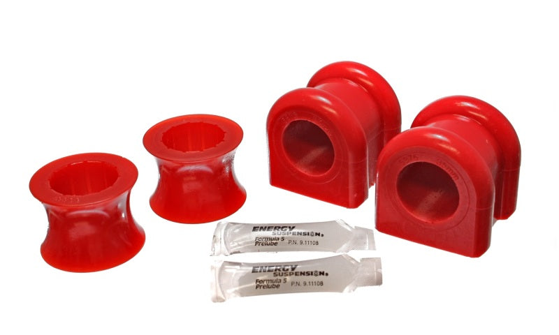 Energy Suspension 00-04 Dodge Dakota 4WD / 00-04 Durango 4WD Red 35mm Front Sway Bar Bushing Set for offroad performance upgrades.
