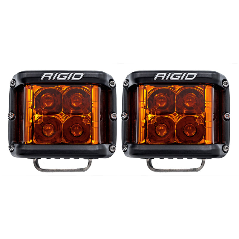 Rigid Industries D-SS Spot w/ Amber PRO Lens (Pair) offroad lighting