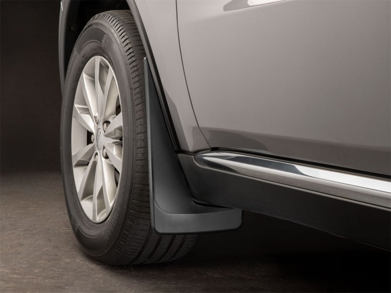 WeatherTech 11-21 Dodge Durango Front No Drill Mudflaps - Black Secondary image