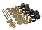 Energy Suspension Body Mount Set Inc. Hardware - Black for offroad performance upgrades.