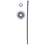 Bilstein 4600 Series 16-19 Nissan Titan XD (4WD) 46mm Monotube Shock Absorber mounting hardware components