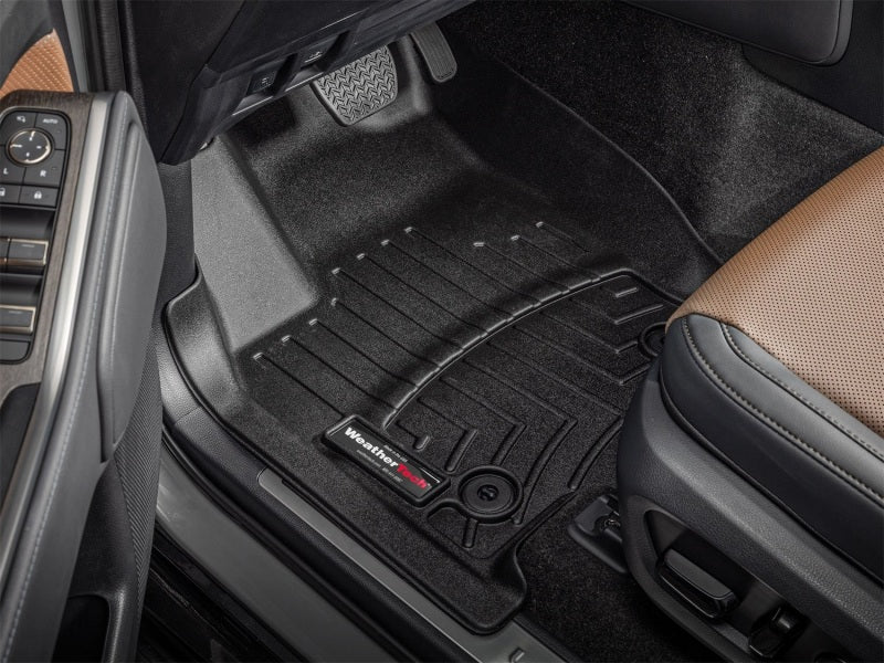 WeatherTech 24-26 Toyota Land Cruiser/Lexus GX Front FloorLiner - Black Secondary image