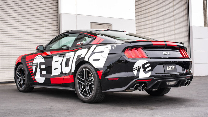 Borla 2018 Ford Mustang GT 5.0L AT/MT 2.5in S-Type Exhaust w/ Valves (Rear Section Only) Secondary image