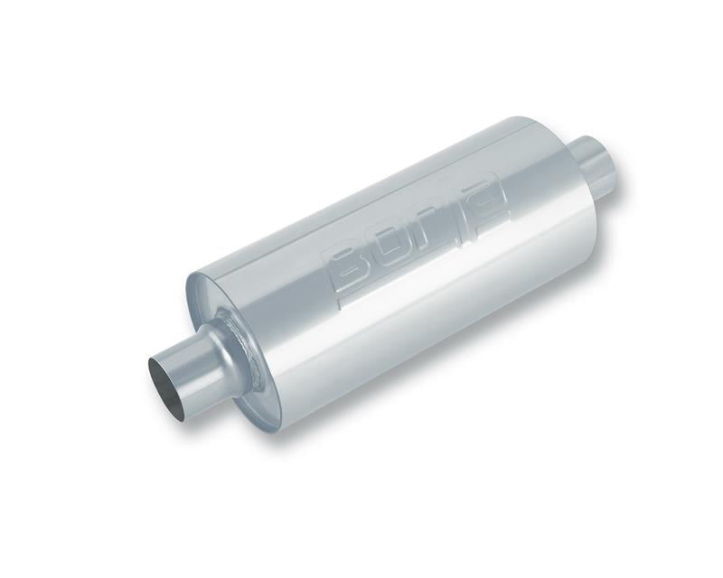 Borla Universal Performance 2.5in Inlet/Outlet Stainless Racing Muffler for offroad performance upgrades