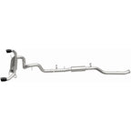 MagnaFlow 24-26 Ineos Grenadier Overland Series Black Chrome Cat-Back Performance Exhaust System design for offroad upgrades.