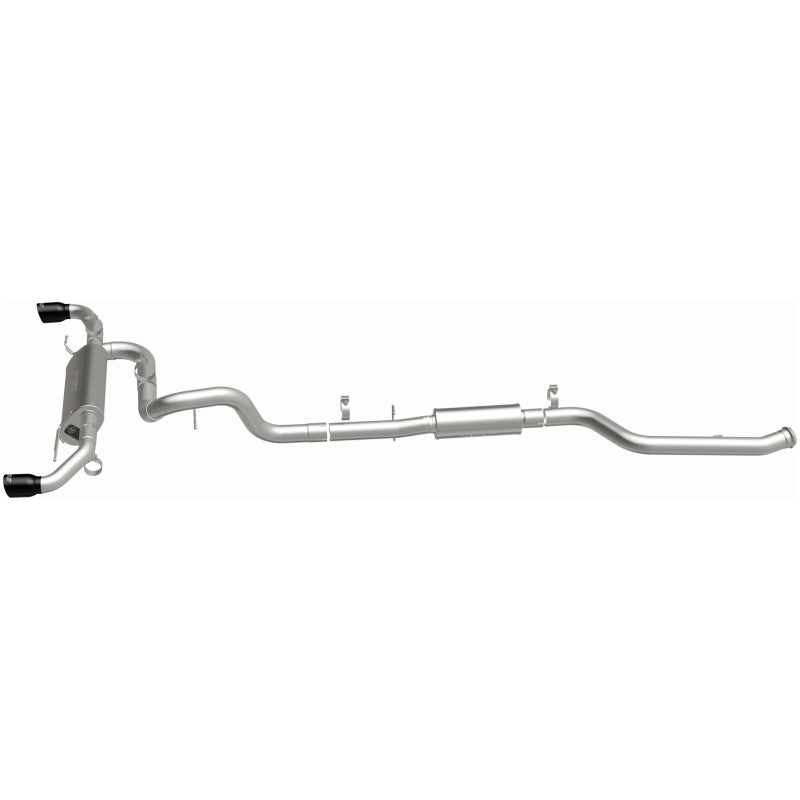 MagnaFlow 24-26 Ineos Grenadier Overland Series Black Chrome Cat-Back Performance Exhaust System design for offroad upgrades.