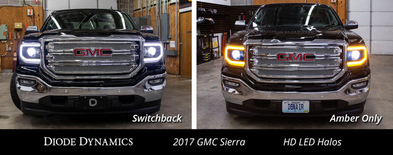 Diode Dynamics GMC Sierra LED Halos Switchback 16-18 Sierra 1500 Secondary image
