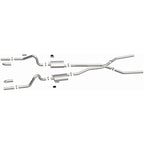 MagnaFlow SYS C/B 67-70 Mustang 2.50inch w/Tru-X exhaust system parts layout