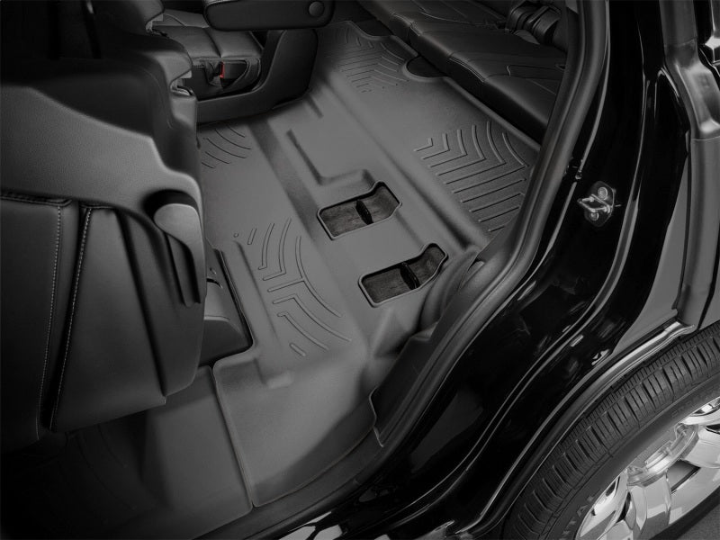 WeatherTech 15+ Chevrolet Tahoe (Fits Vehicles w/ Second Row Bucket Seats) Rear FloorLiners - Black interior floor protection