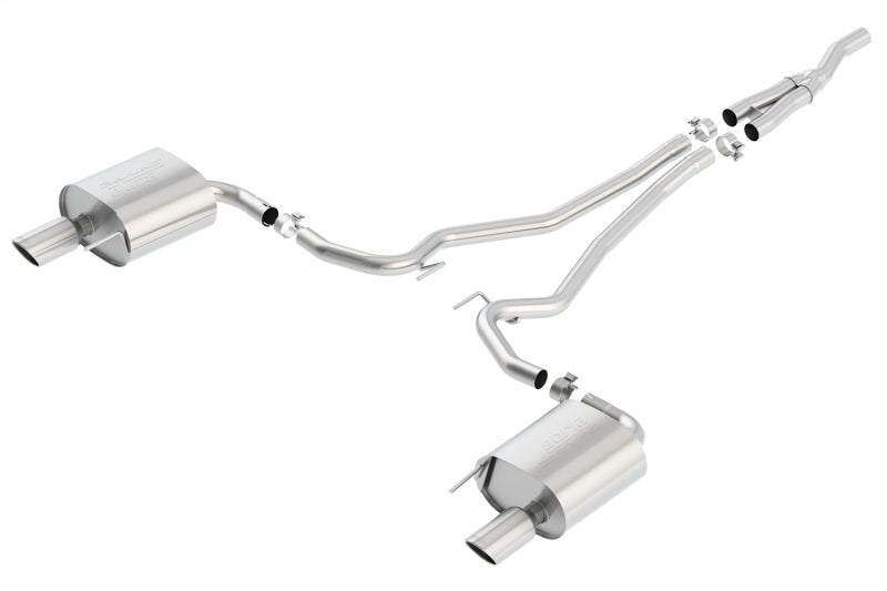 Borla S Type Cat Back 15-17 Ford Mustang 2.3L EcoBoost MT/AT 2.25in pipe 4in tip Secondary image