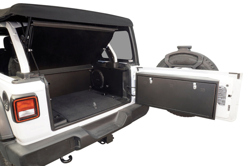 Tuffy Deluxe Enclosure For Jeep Wrangler W/ Subwoofer with gear storage