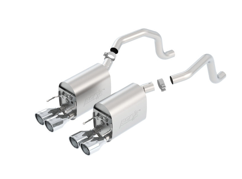 Borla 09-12 Corvette Coupe/Conv 6.2L 8cyl 6spd RWD inS-Type IIin Exhaust (rear section only) Secondary image