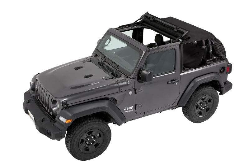 Bestop 18-26 Jeep Wrangler JL 2-Door Trektop (Premium Black Twill) Secondary image