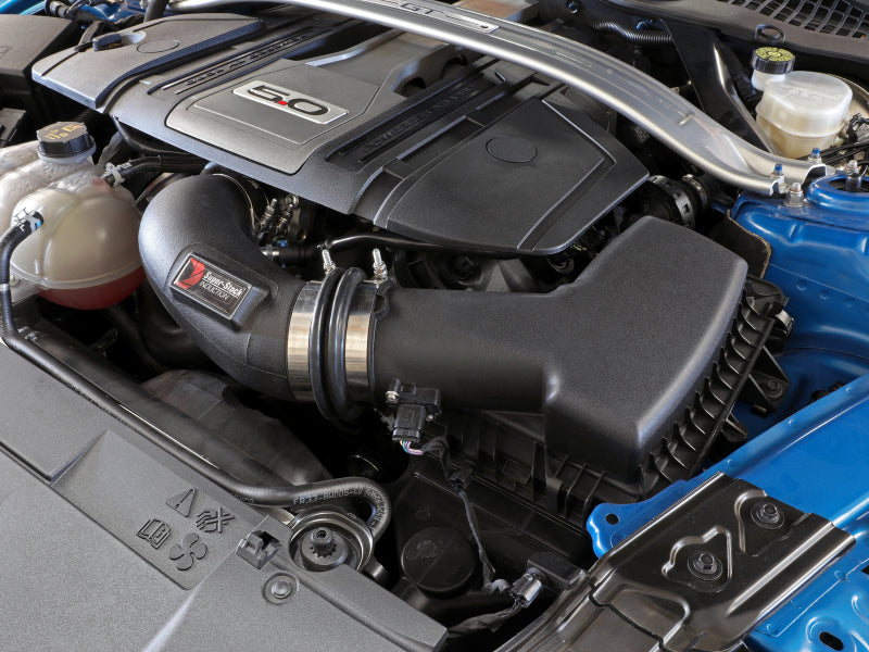 aFe Super Stock Induction System Pro Dry S Media 18-20 Ford Mustang V8-5.0L Secondary image