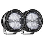 Rigid Industries 360-Series 4in LED Off-Road Diffused Beam - RGBW Backlight (Pair) for offroad lighting and electrical