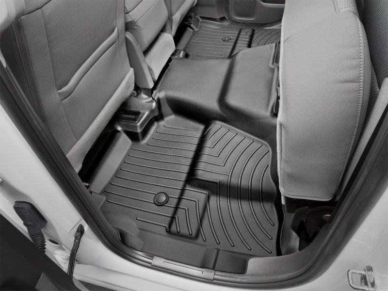 WeatherTech 2014+ GMC Sierra/Sierra Denali 1500 Rear FloorLiner - Black (Vinyl Floors/Double Cab) Secondary image