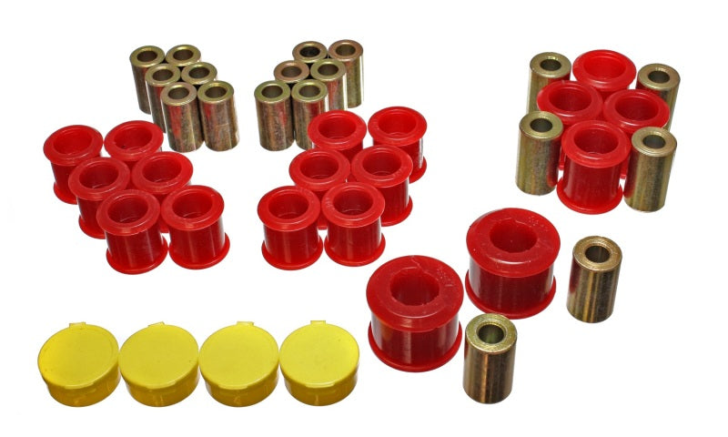 Energy Suspension 90-96 Nissan 300ZX Red Rear Control Arm Bushing Set Secondary image