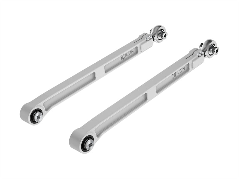 ICON 2022 Toyota Tundra Billet Rear Lower Link Kit for offroad performance upgrades.