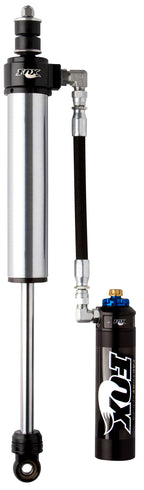 Fox 05+ Toyota Tacoma 2.5 Factory Series 8.4in. R/R Rear Shock Set w/DSC Adjuster / 0-1.5in. Lift for offroad performance upgrades.