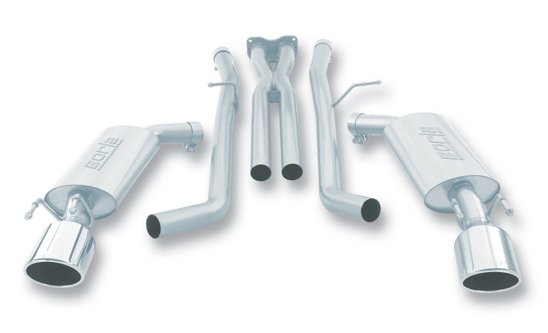 Borla 05-06 Pontiac GTO Coupe 2dr 6.0L 8cyl AT/MT 4spd/6spd RWD SS Catback Exhaust w/ inXin Pipe parts set