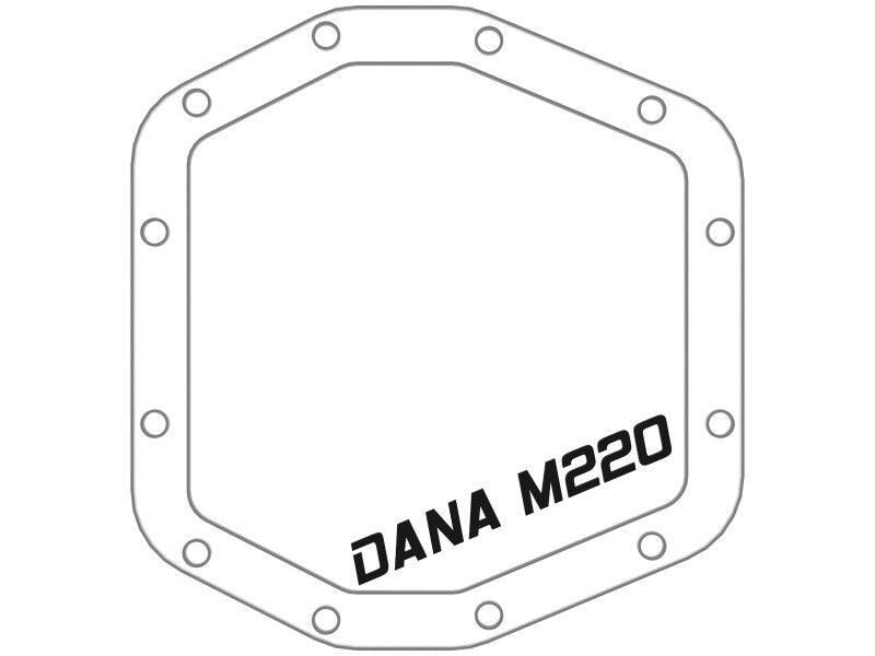 aFe POWER 2021 Ford Bronco w/ Dana M220 Differential Cover Raw Street Series w/ Machined Fins Secondary image