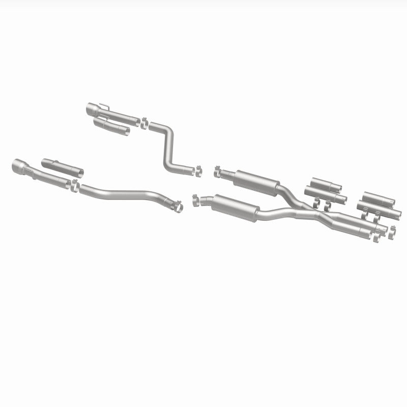 MagnaFlow 2017+ Dodge Charger 409 SS Polished 3in Quad Tips Cat-Back Exhaust parts and components