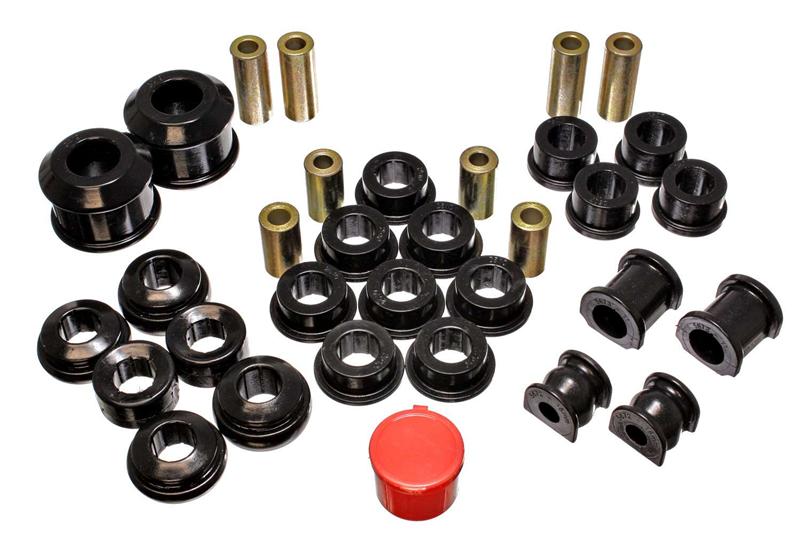 Energy Suspension 02-05 Honda Civic Si Black Hyper-Flex Master Bushing Set for performance offroad parts.