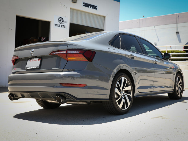 aFe 19-21 VW Jetta GLI (MKVII) L4-2.0L (t) MACH Force-Xp 304 SS Cat-Back Exhaust System Carbon Tips Secondary image